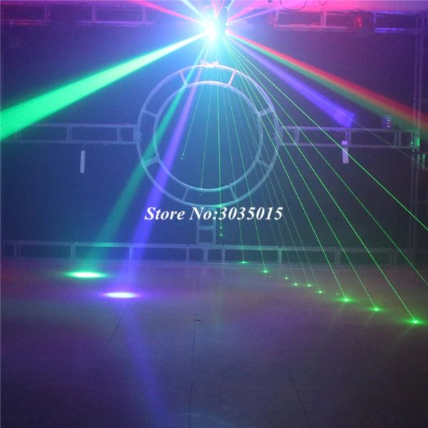 LED mini moving head ball laser beam strobe 3 in1 football roller moving heads DMX infinite rotation LED disco DJ ball light - Image 6
