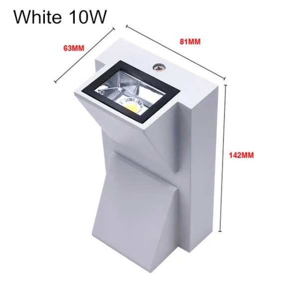 12V IP65 Waterproof wall lamp outdoor 5W 10W  light outdoor Building Exterior Gate Balcony Garden Yard lighting - Image 3