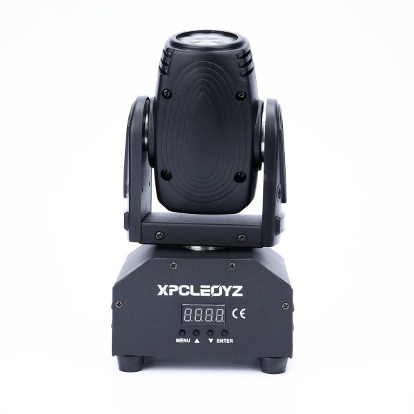 2PCS Sell mini LED 10W Spot Beam Moving Head Light Lyre DMX512 Stage Light Stroboscope For Home Entertainment Professional Stage - Image 2
