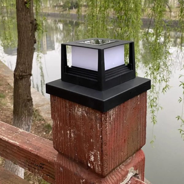 Solar Garden Light Outdoor Patio Fence Gate Street Lamp Waterproof Solar Post Light for Porch Stairs Lawn Courtyard Garden decor - Image 4